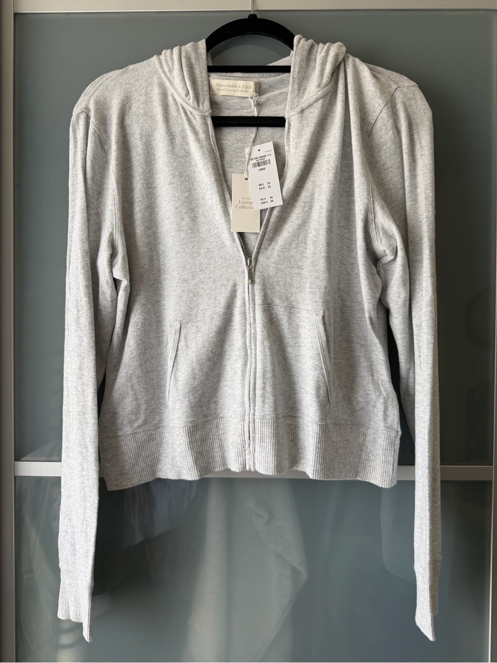 NWT Abercrombie & Fitch Lounge Collection Zip-Up Hoodie